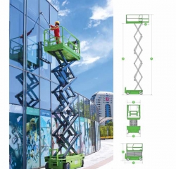 自行剪叉式高空作业平台_诺力高空作业平台租赁